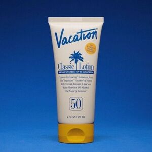 Vacation Classic Lotion SPF 50 Sunscreen 6 oz/ 177 ml ( extra value )sealed 2025